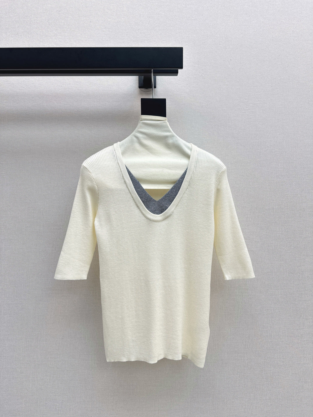 Bru 25fw knitted shirt