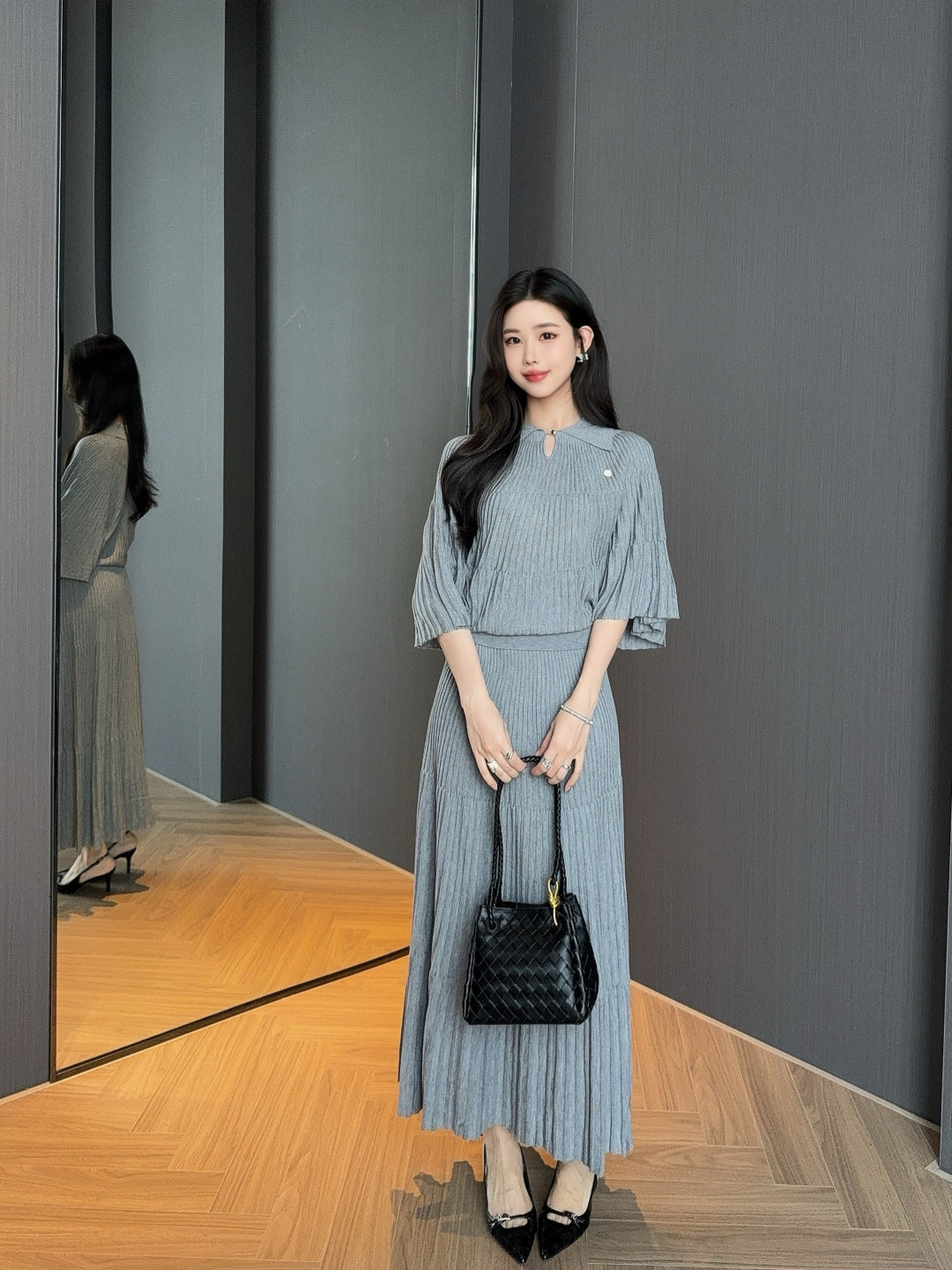 M 25fw knitted suit