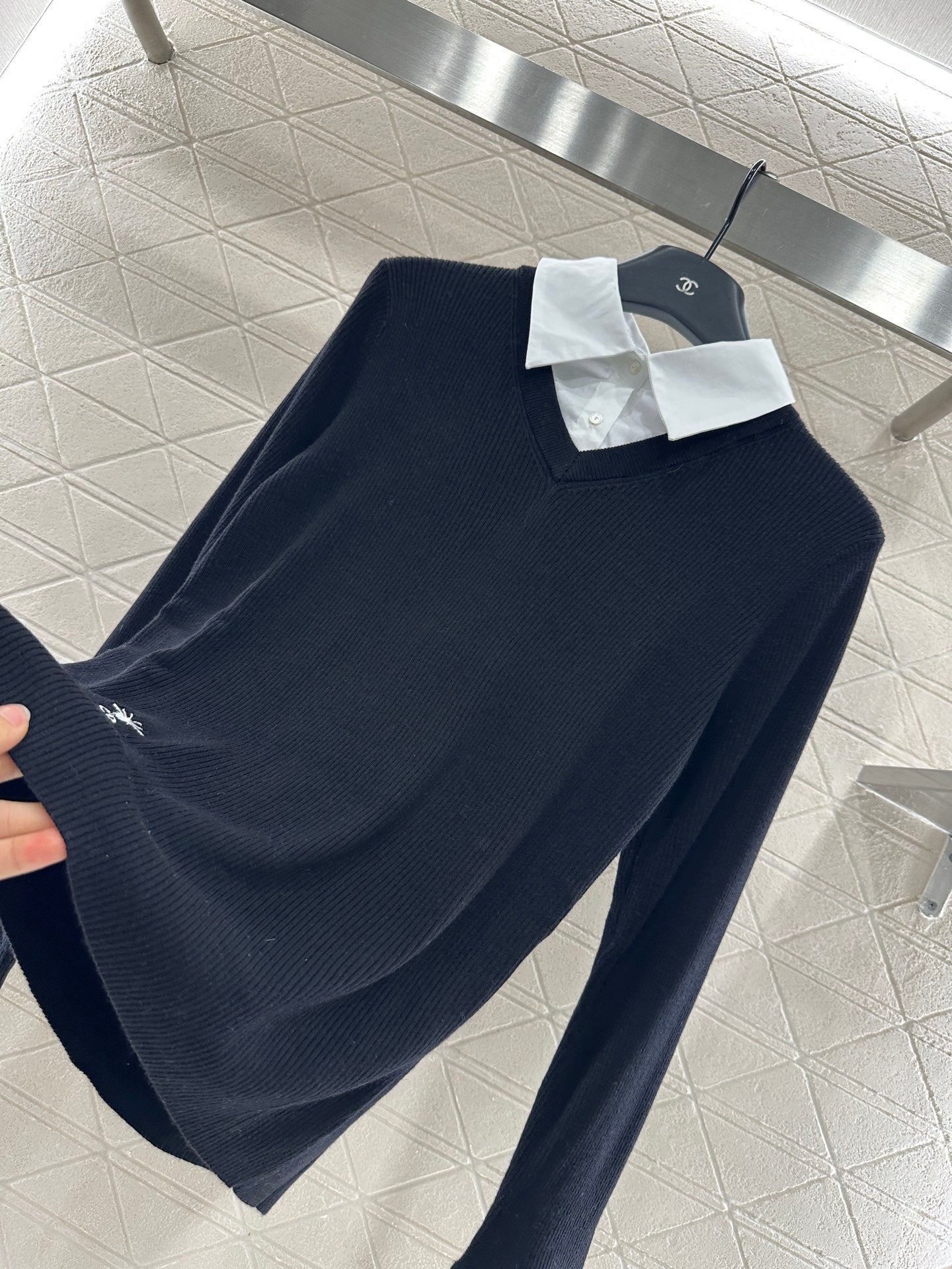 D 2025 New Arrivals Knitted Shirt Top