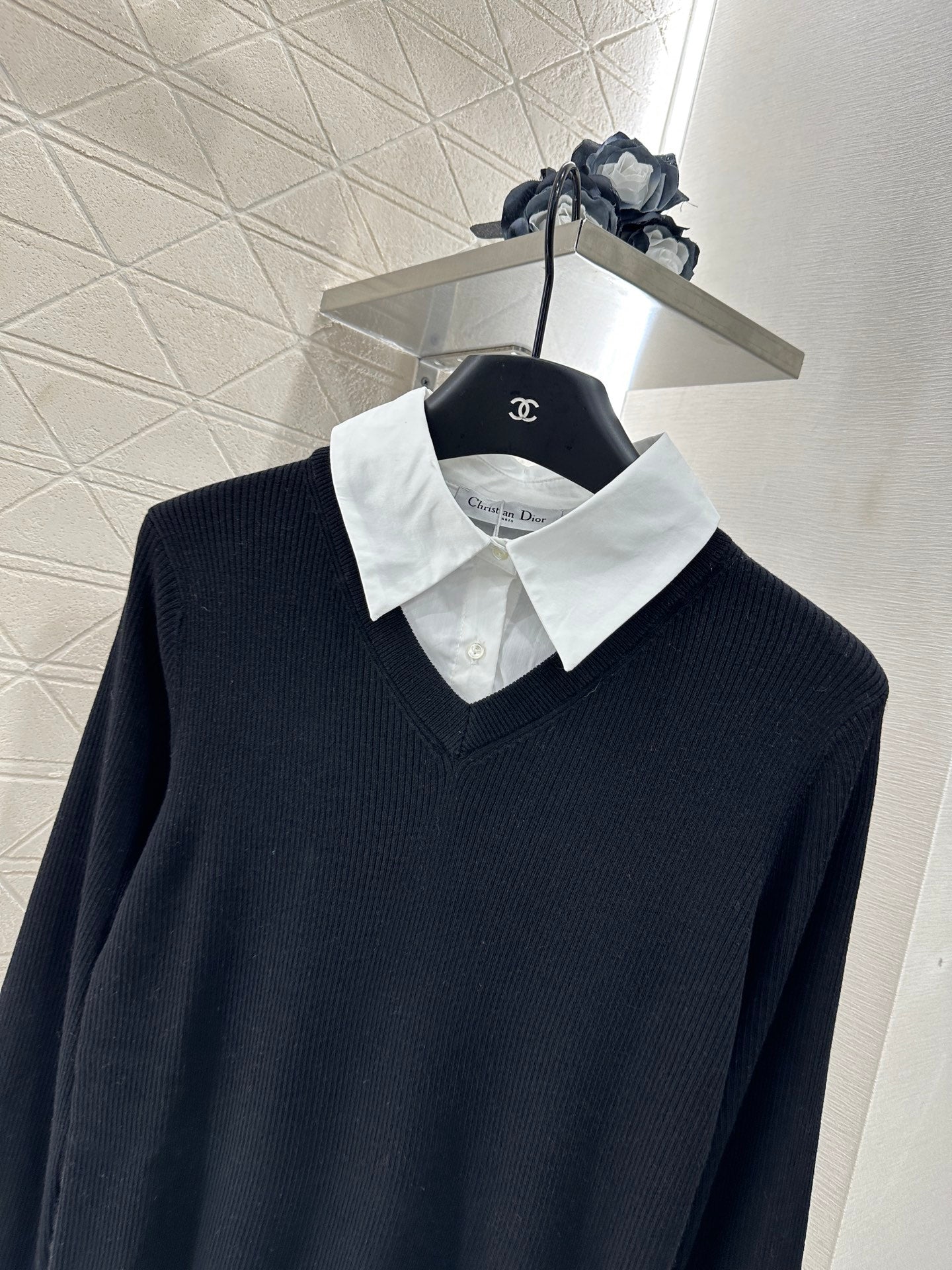 D 2025 New Arrivals Knitted Shirt Top