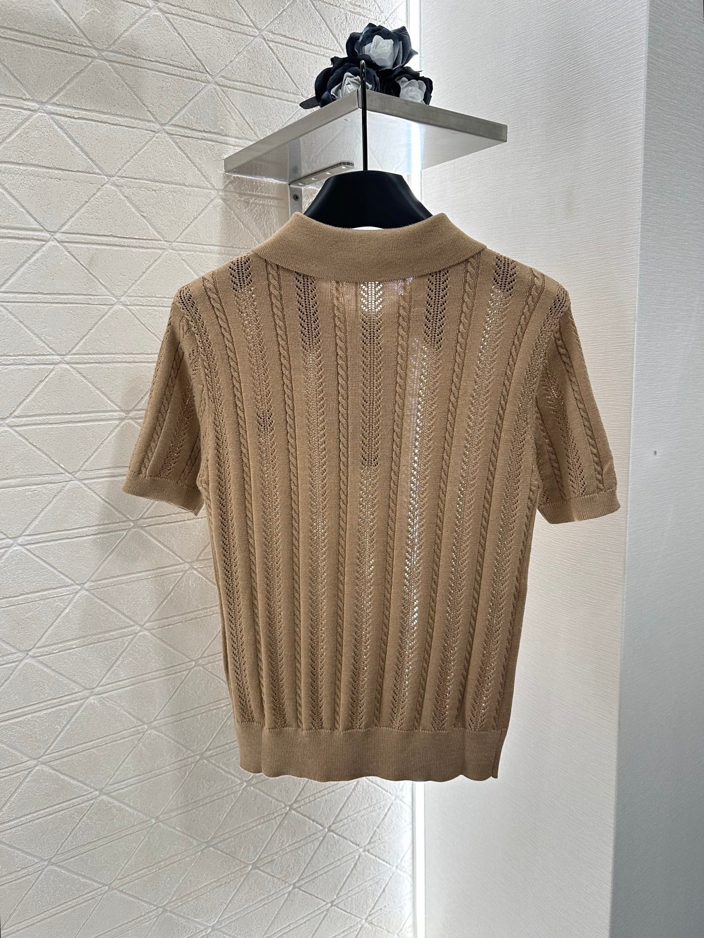 M 2025 New Arrivals Knitted Short-Sleeve