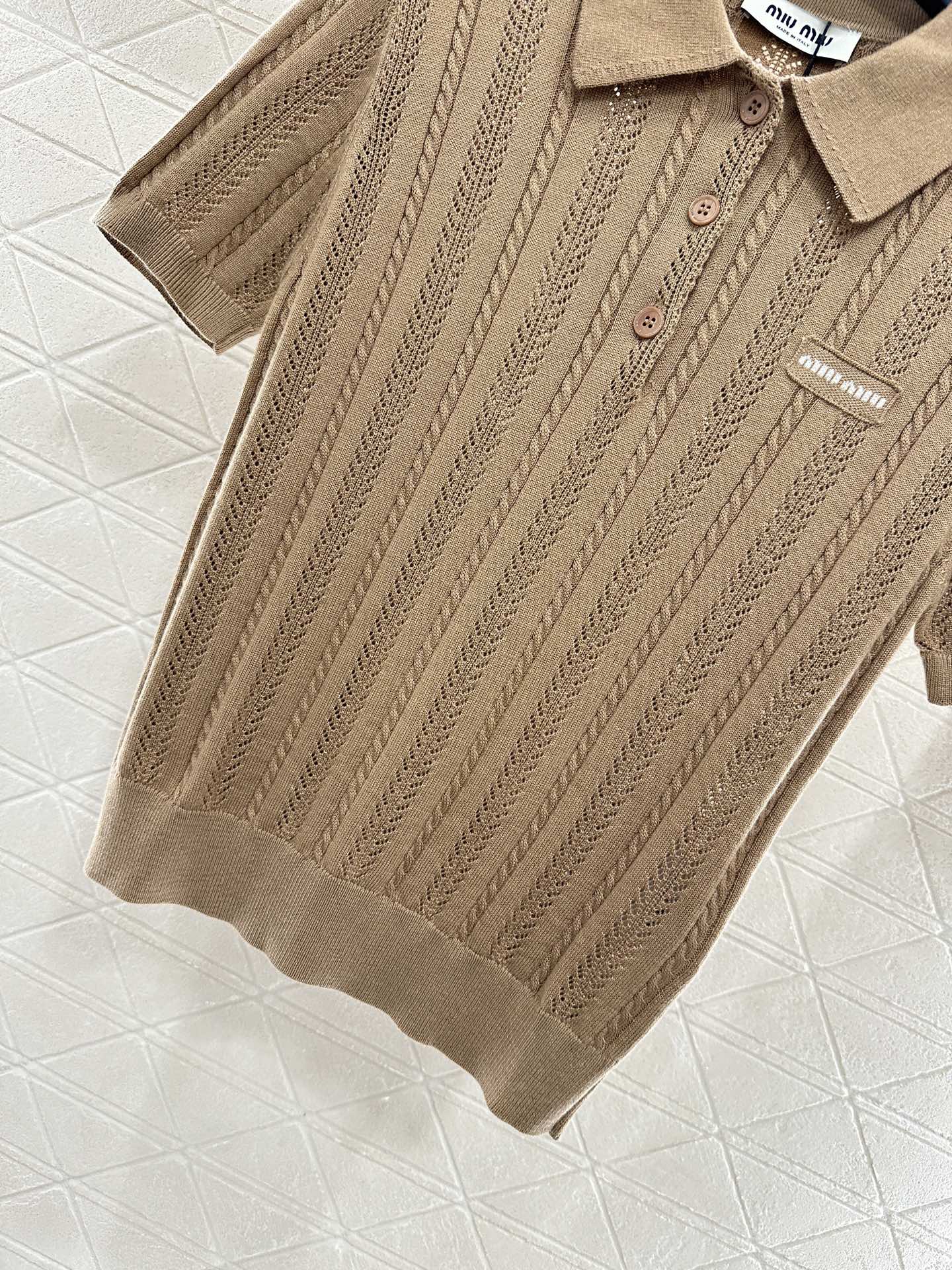 M 2025 New Arrivals Knitted Short-Sleeve