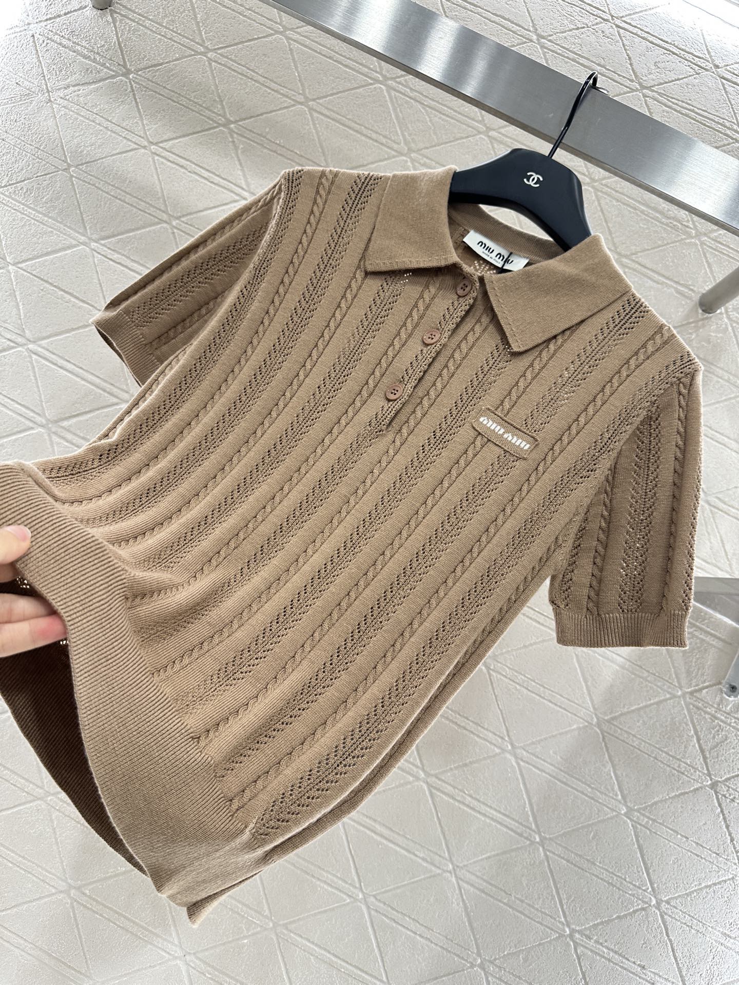 M 2025 New Arrivals Knitted Short-Sleeve