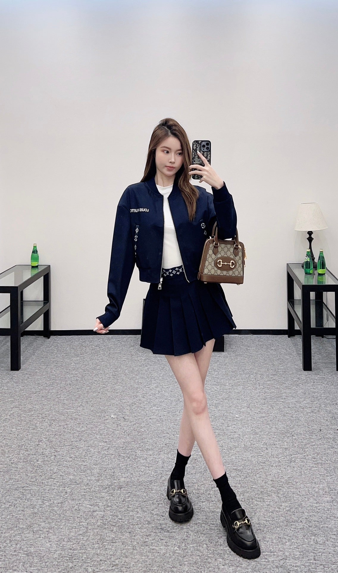 L 2025 New Arrivals Reversible Jacket and Skirt Set