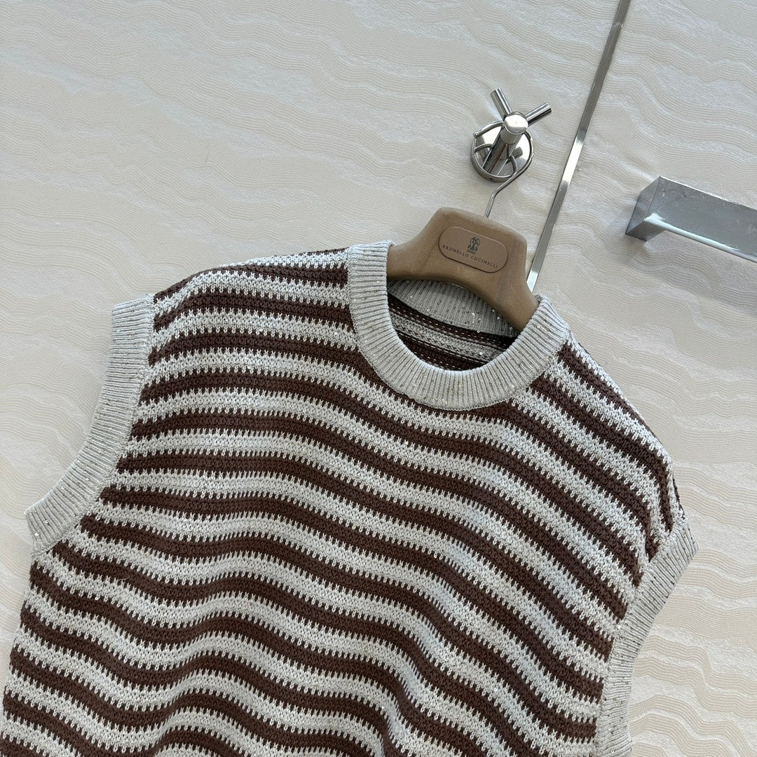 Bru 25fw knitted vest