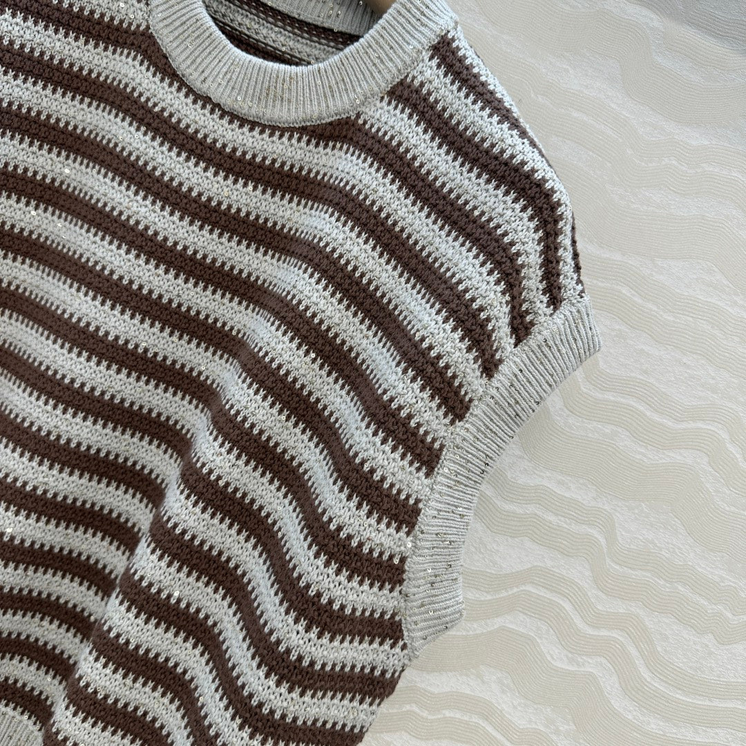 Bru 25fw knitted vest