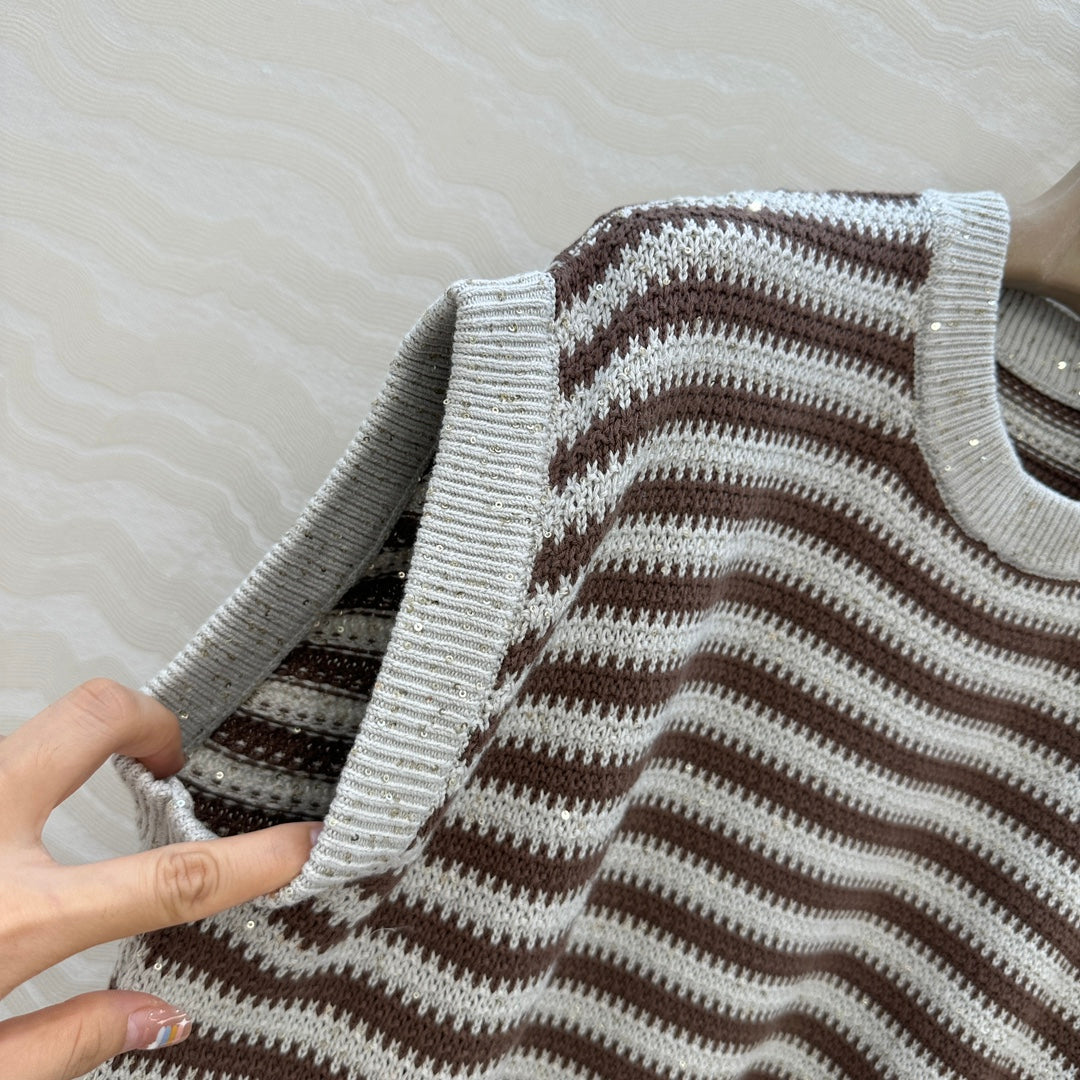 Bru 25fw knitted vest