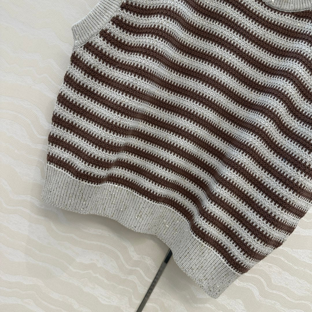 Bru 25fw knitted vest