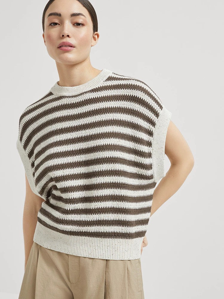 Bru 25fw knitted vest