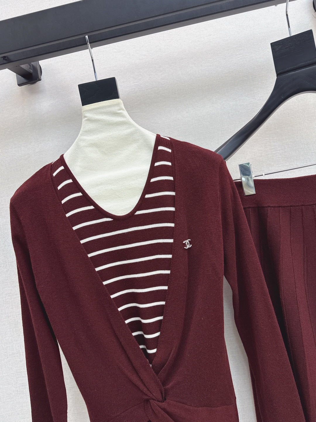 C 25fw knitted suit