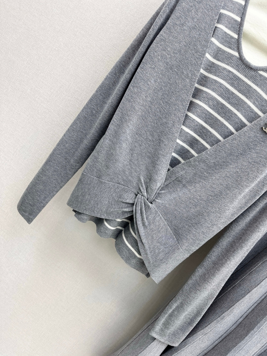 C 25fw knitted suit