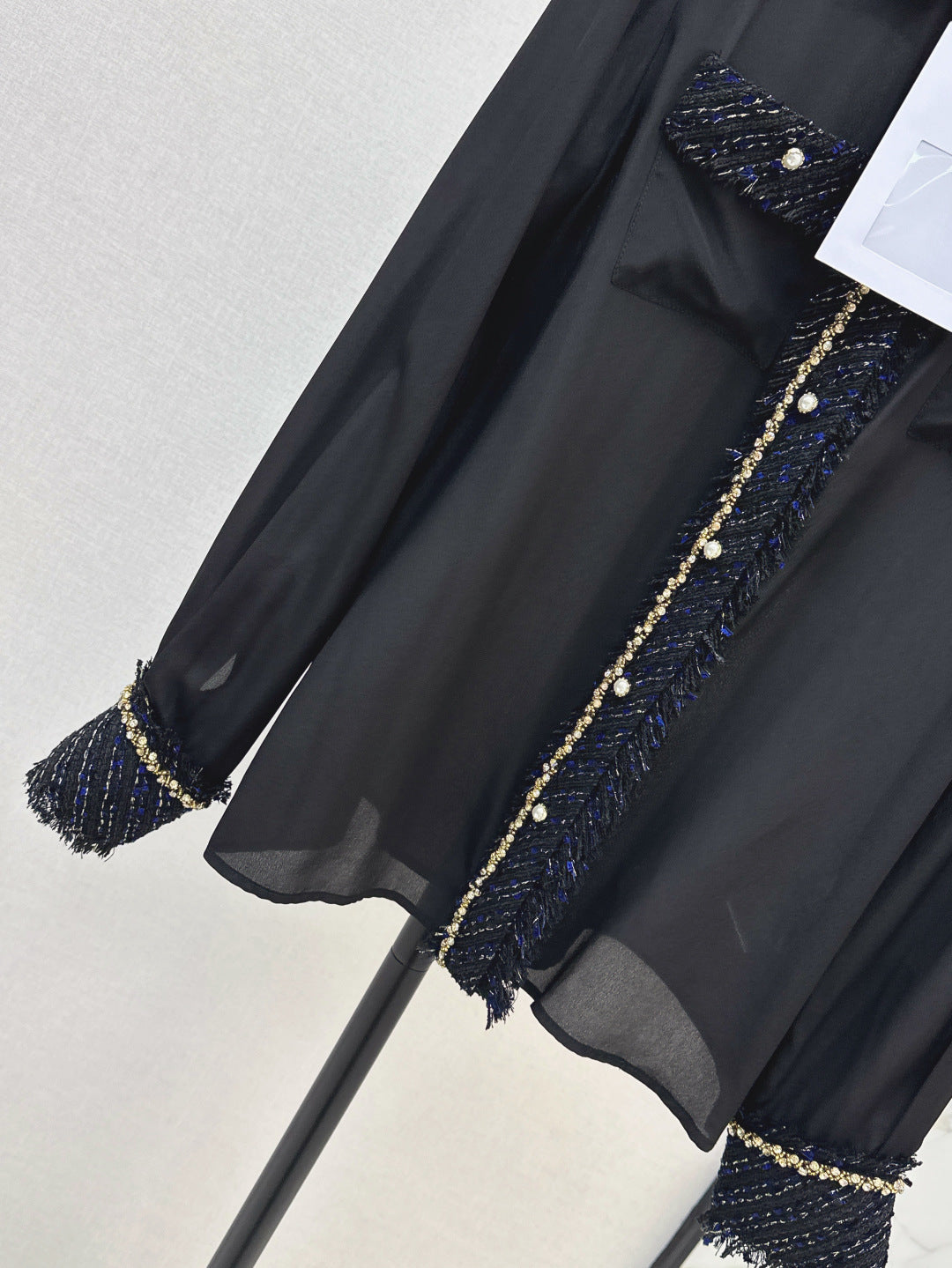 C 25fw woven silk shirt
