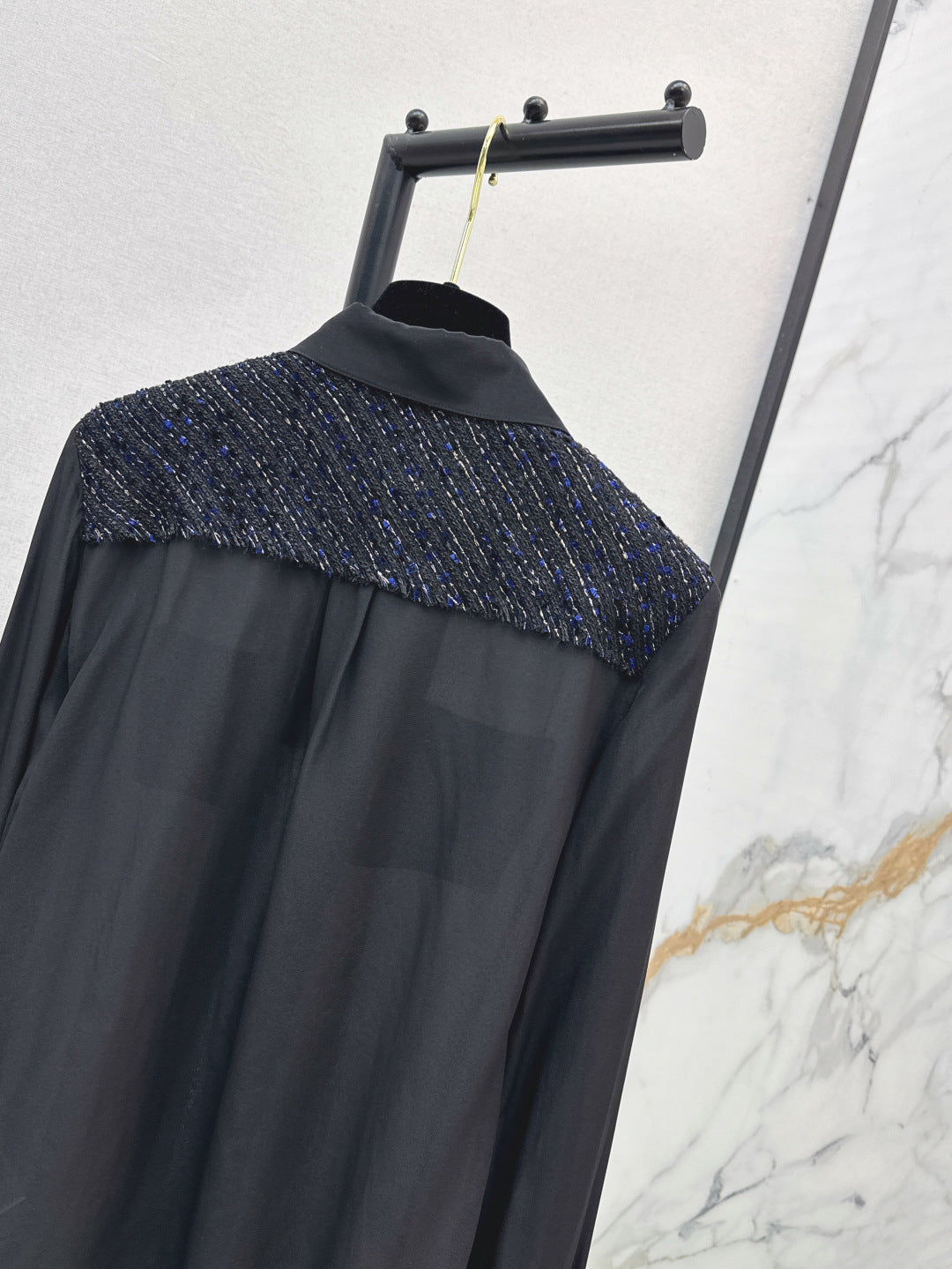 C 25fw woven silk shirt