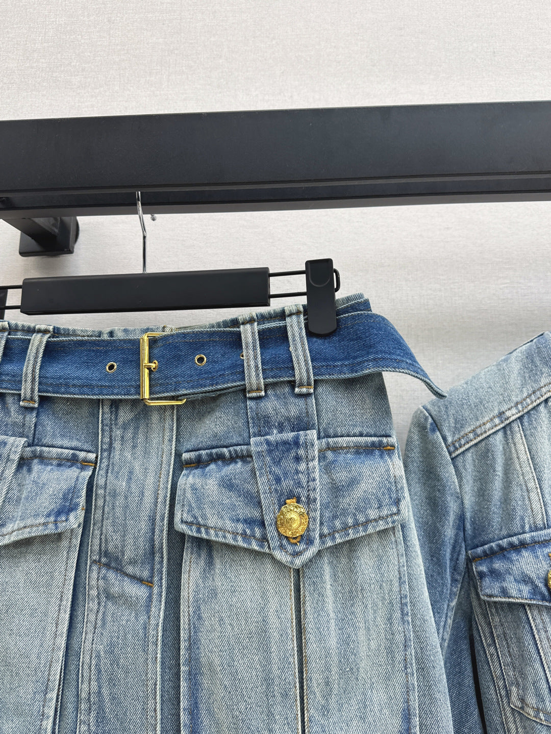Ba 25fw denim skirt