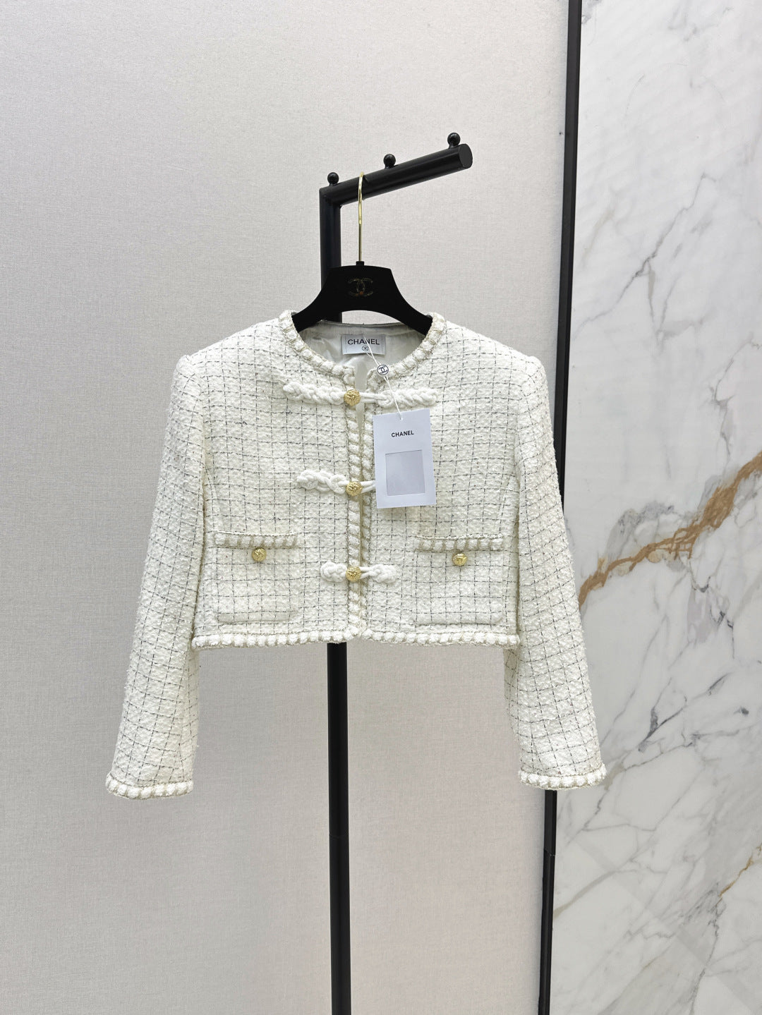 C 25fw woven crop jacket