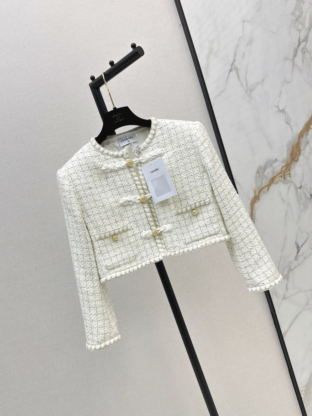 C 25fw woven crop jacket