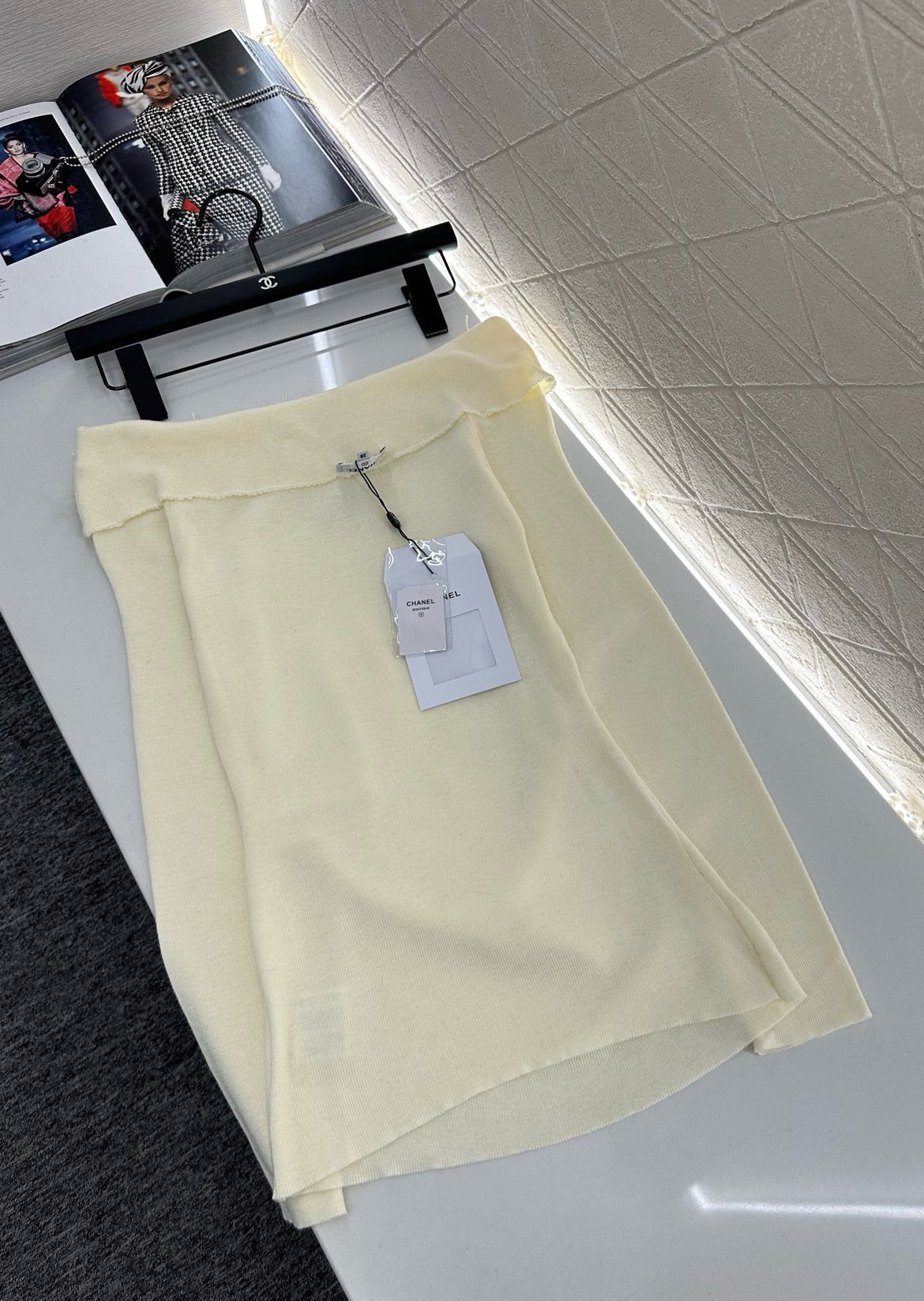 C 2025 New Arrival Knitted Long-Sleeved Skirt Set