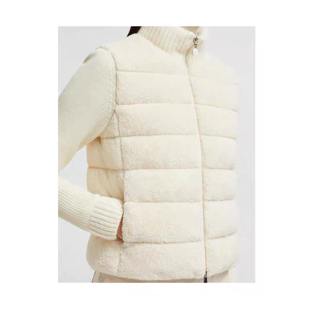 Mon 2025 New Arrival Zip-Up Down Jacket