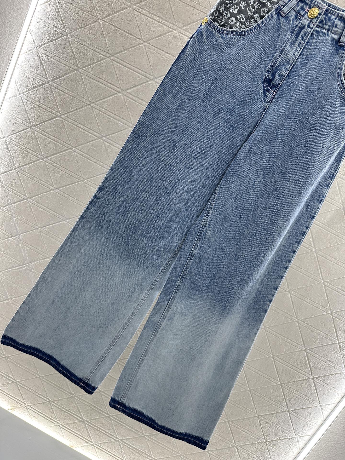 C 2025 New Arrival Denim Pants and Suspender Vest Set