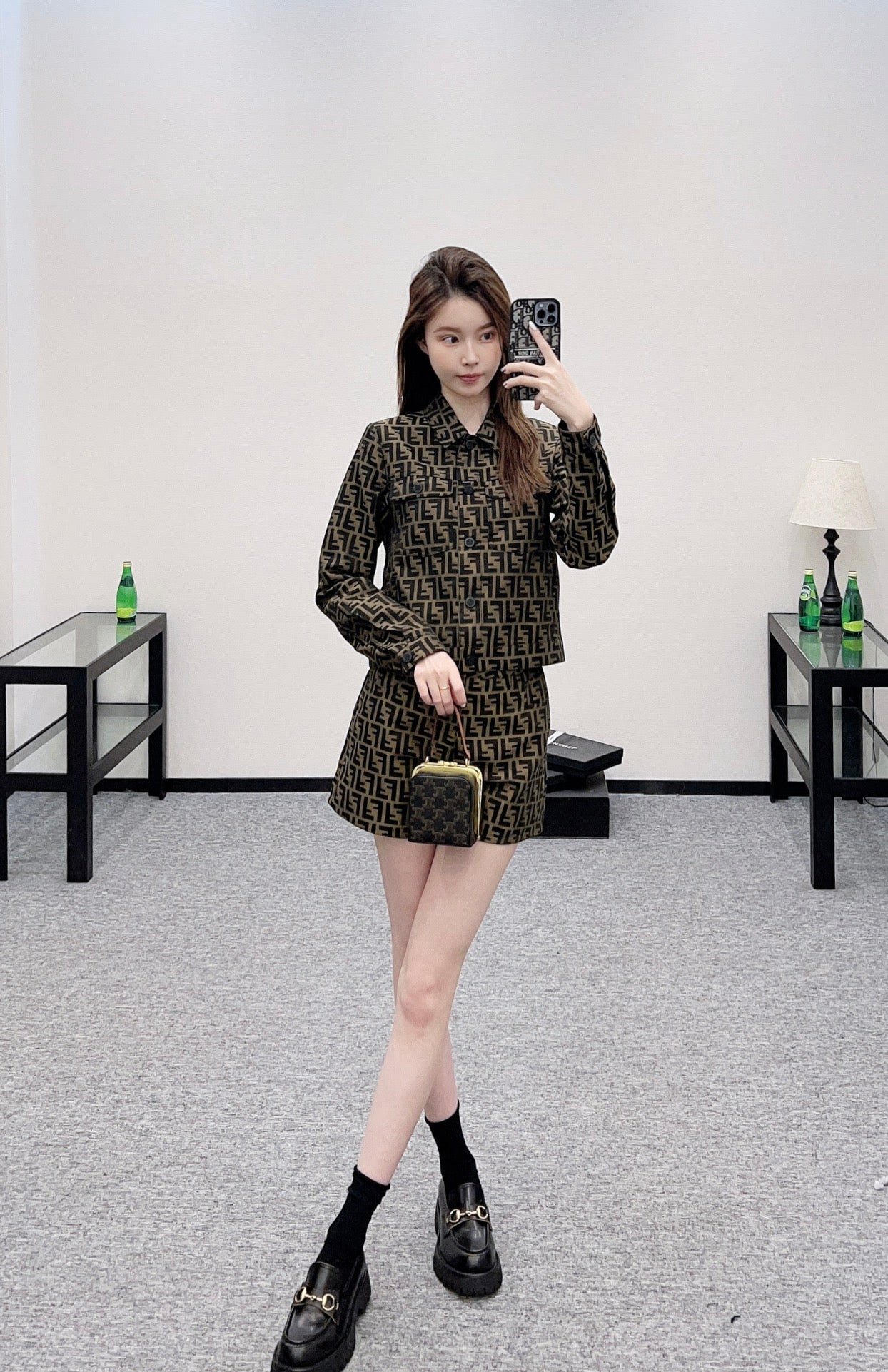 F 2025 New Arrivals Jacket, Coat, and Shorts Set