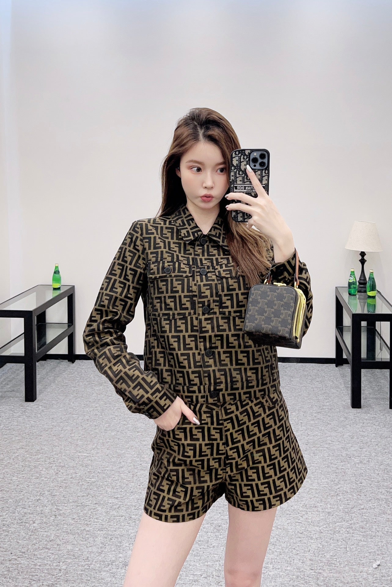 F 2025 New Arrivals Jacket, Coat, and Shorts Set