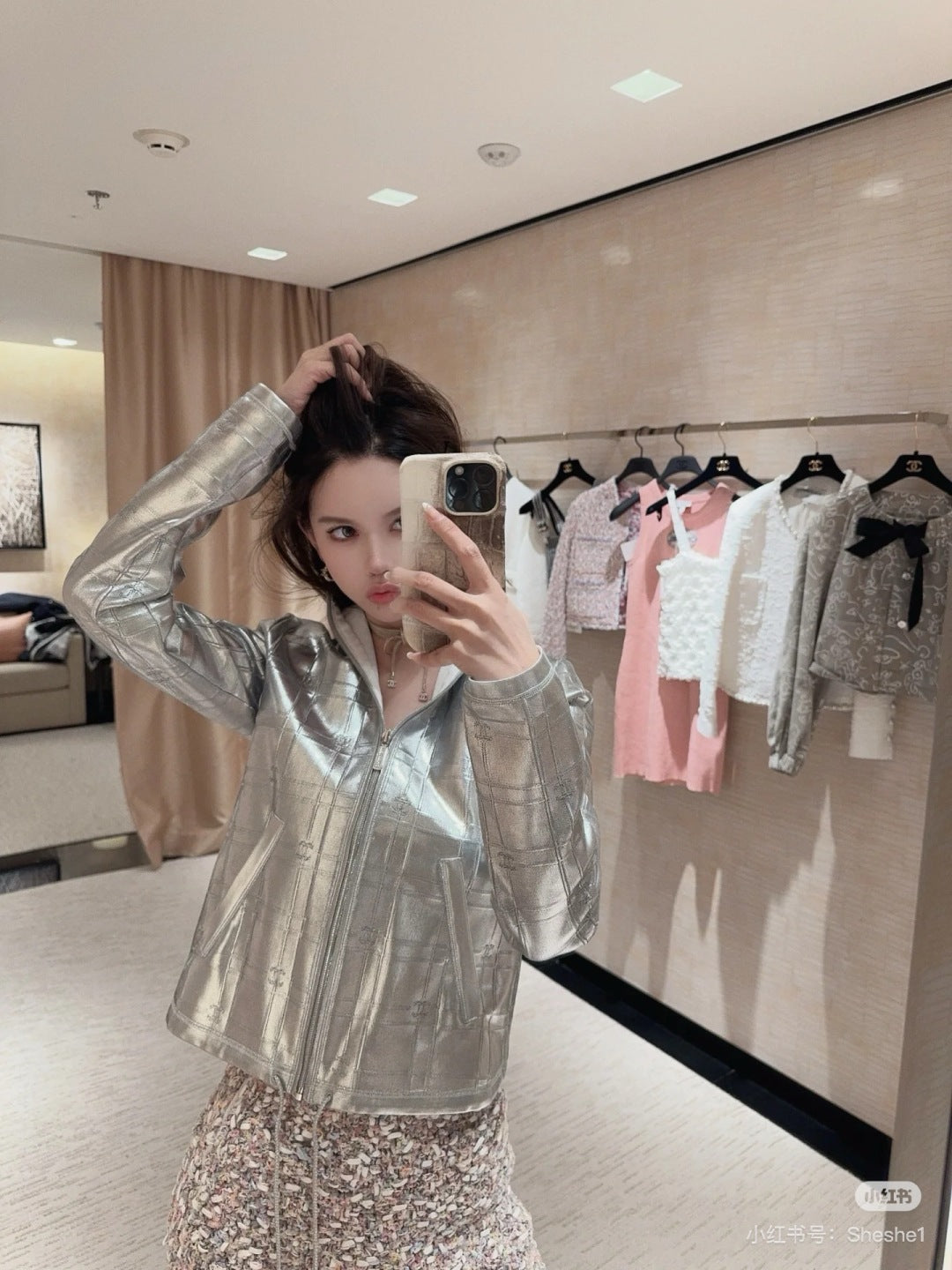 C 25fw leather jacket