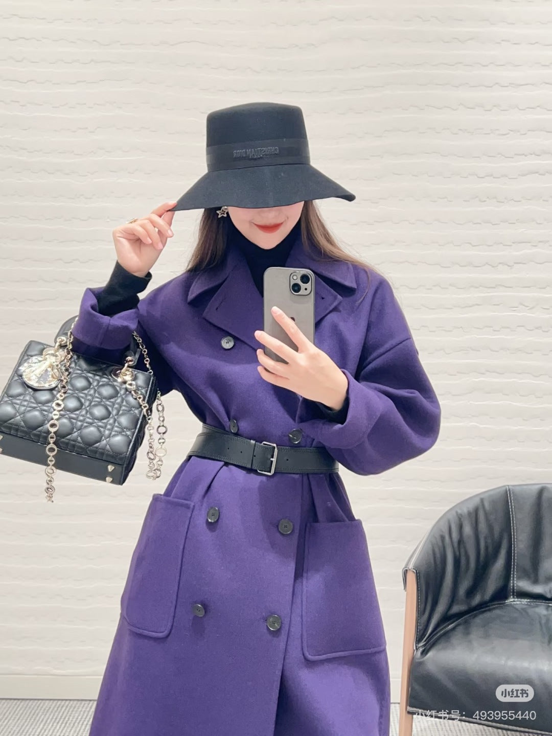 D 25fw cashmere coat