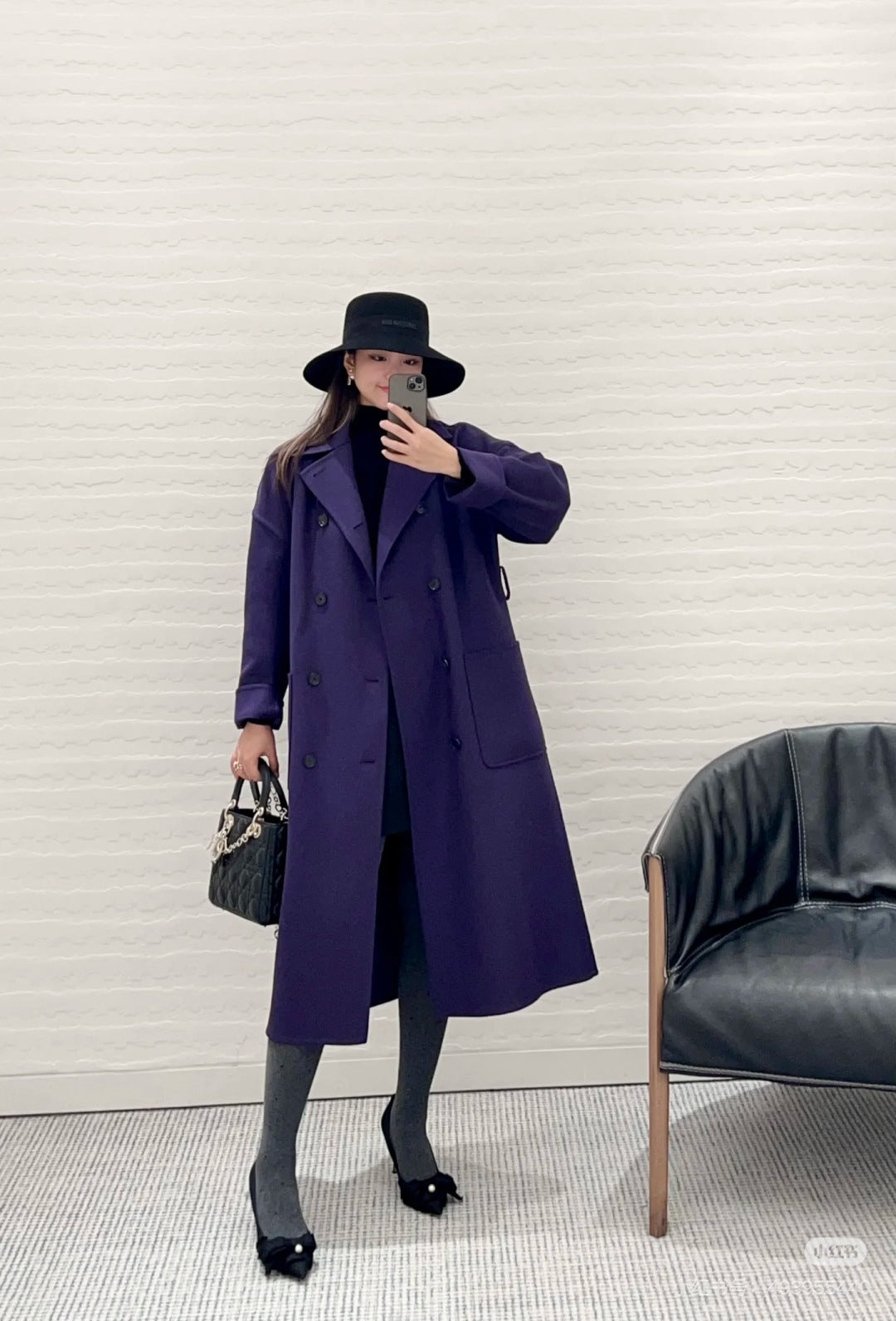 D 25fw cashmere coat
