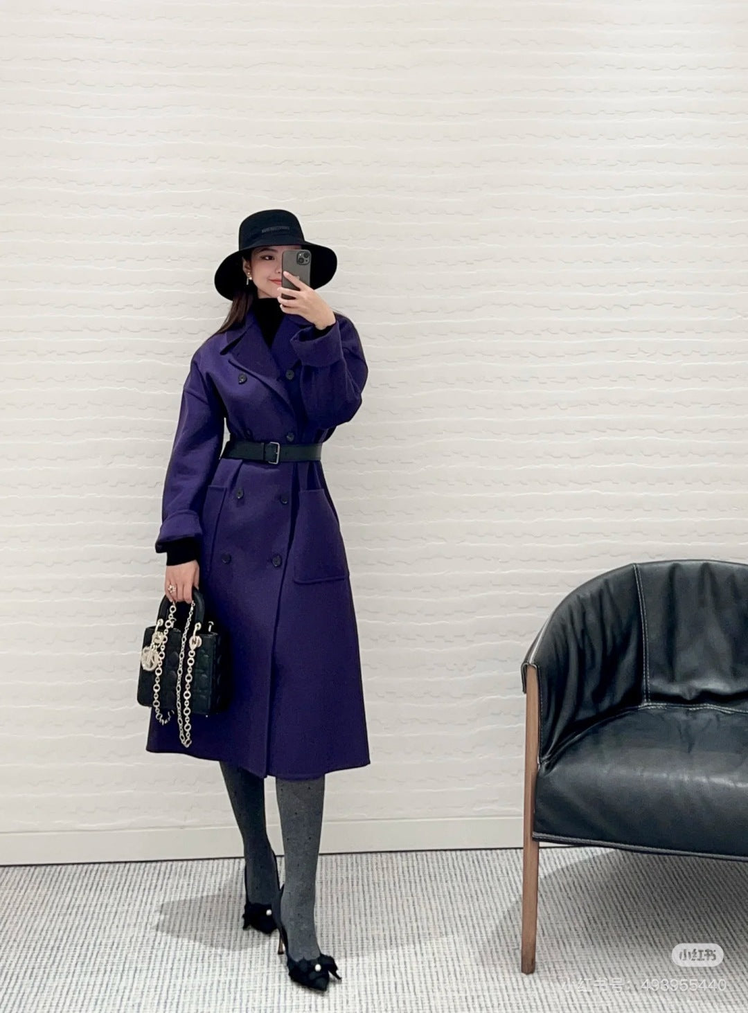 D 25fw cashmere coat