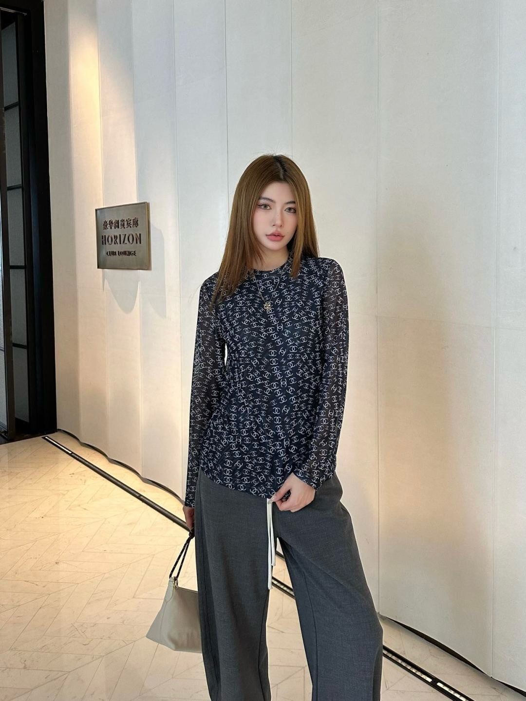 C 25fw printed shirt