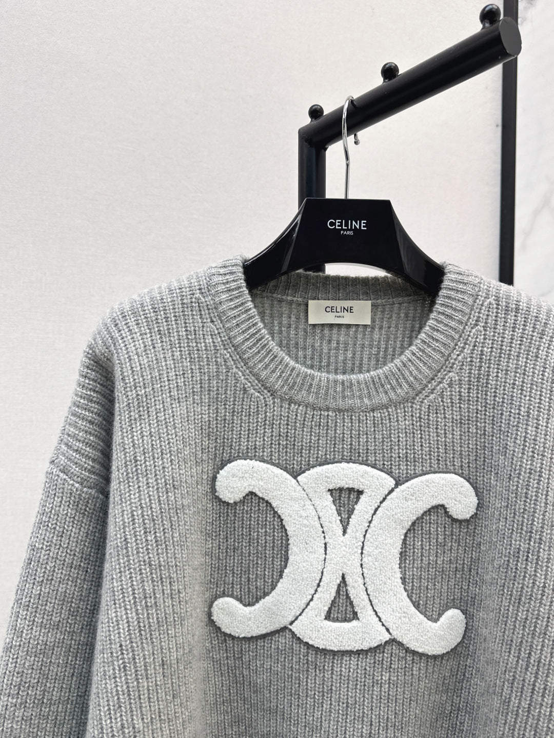 Ce 25fw embroidered sweater