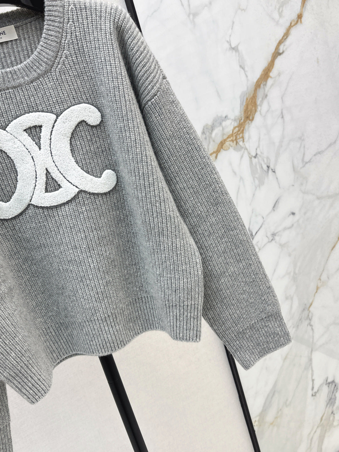 Ce 25fw embroidered sweater