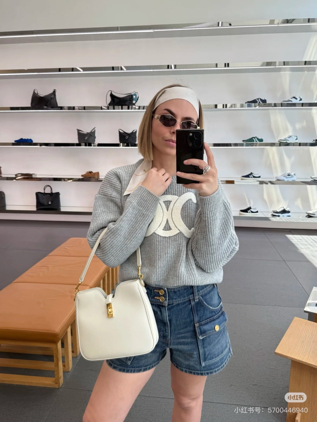 Ce 25fw embroidered sweater
