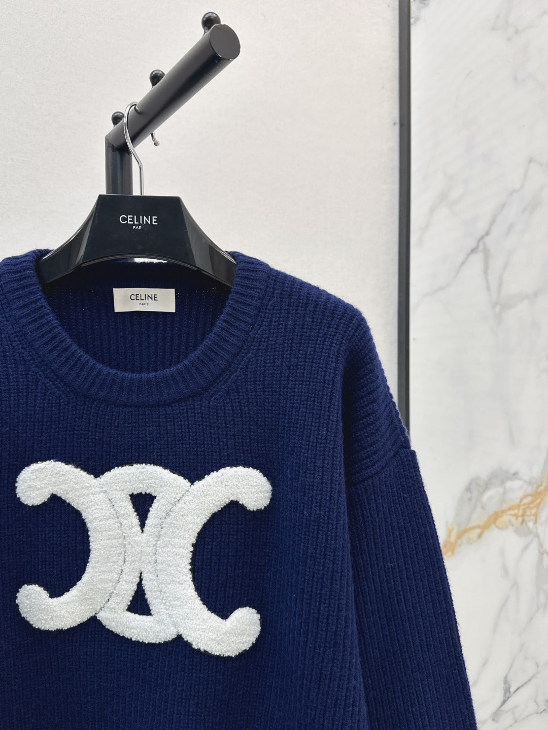 Ce 25fw embroidered sweater