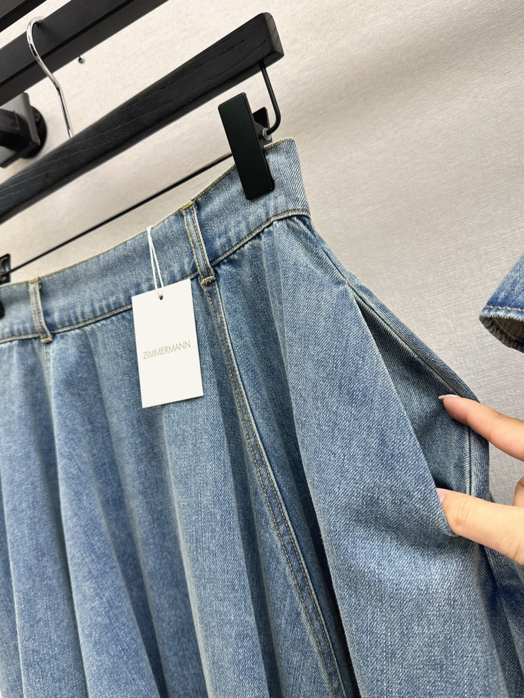 Z 25fw denim skirt