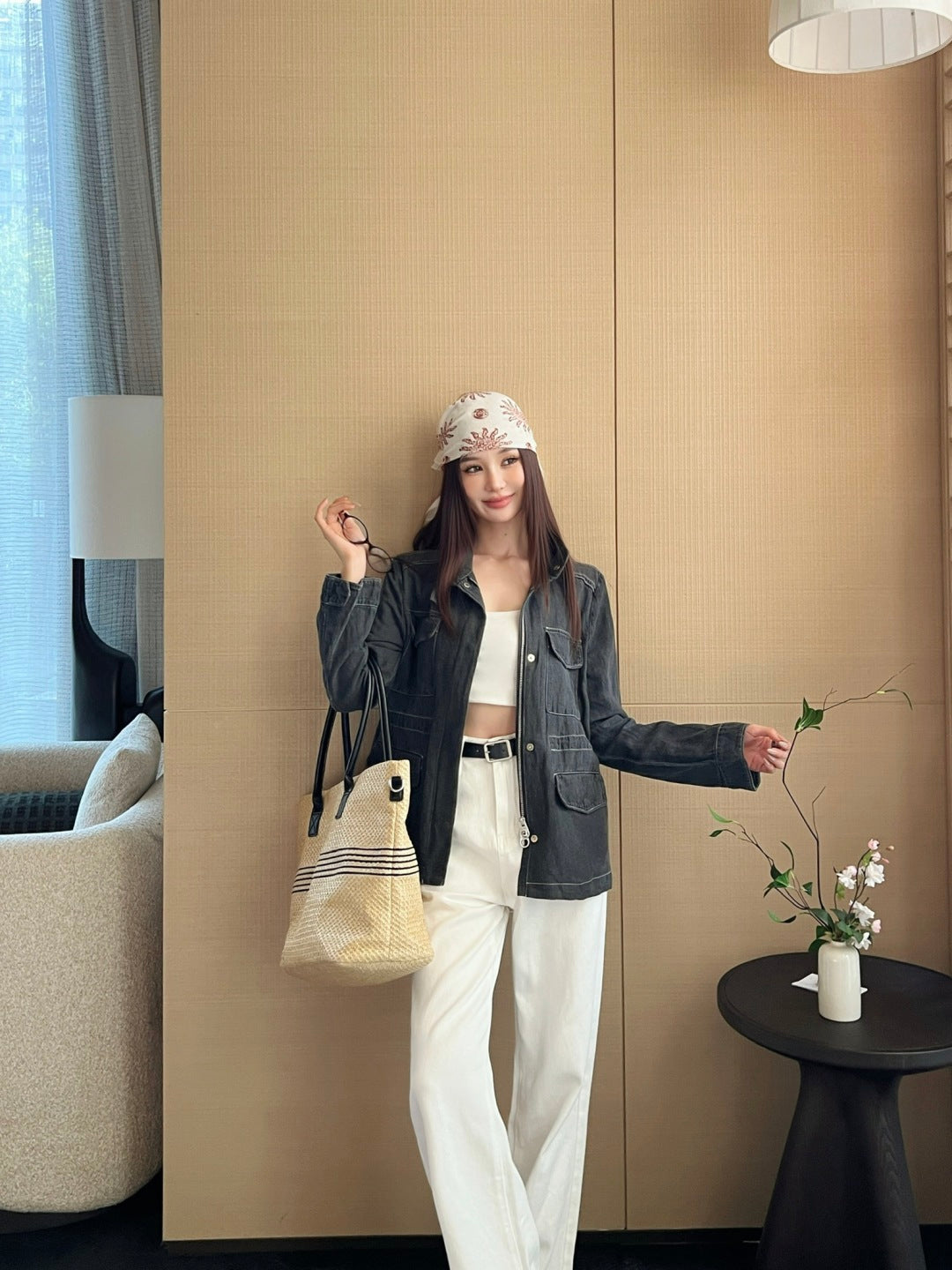 Lor 25fw denim jacket