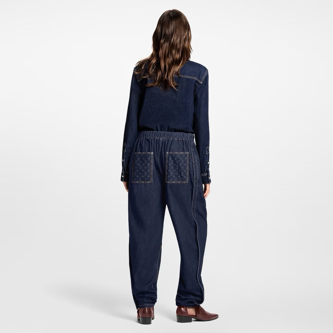 L 25fw jacquard jeans