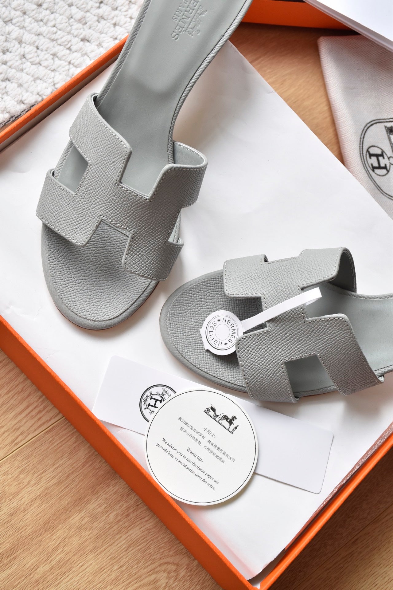 He 25 High-heeled leather sandals (4.5cm)