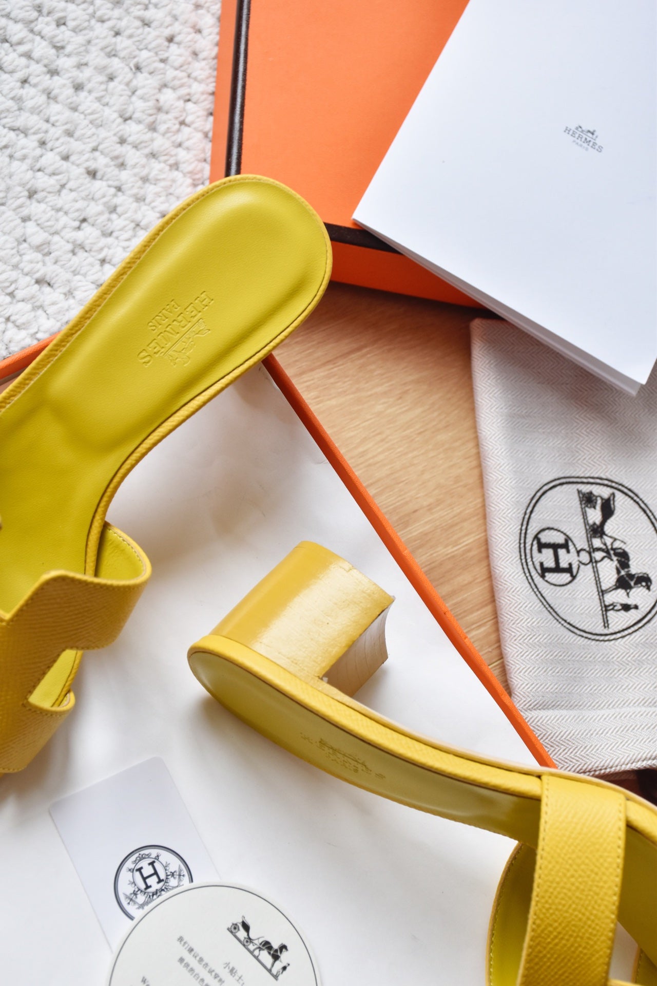 He 25 High-heeled leather sandals (4.5cm)