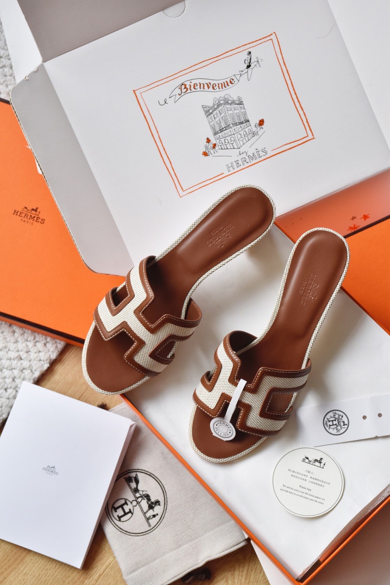 He 25 Cowboy canvas+cowhide high-heeled sandals (4.5cm)