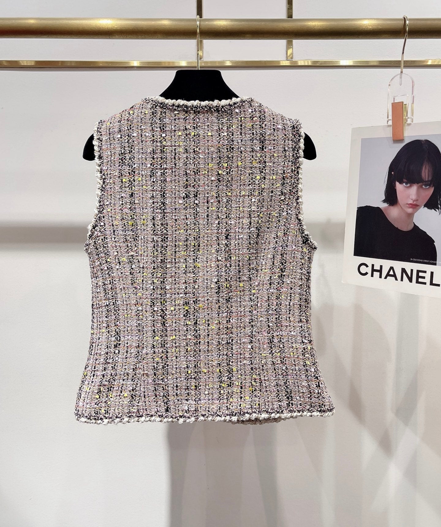 C 25fw Tweed vest