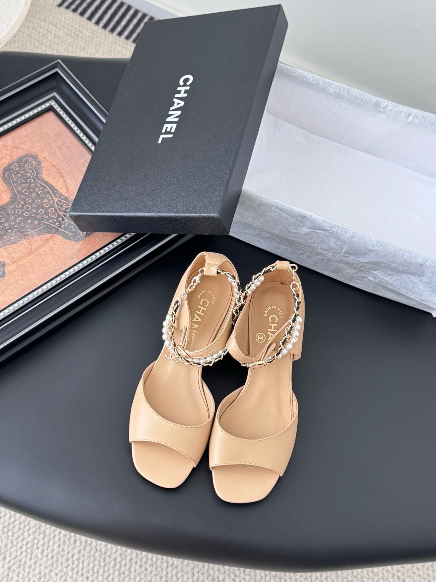 C 25B Mary Jane high heels(BLACK/WHITE/KHAKI)
