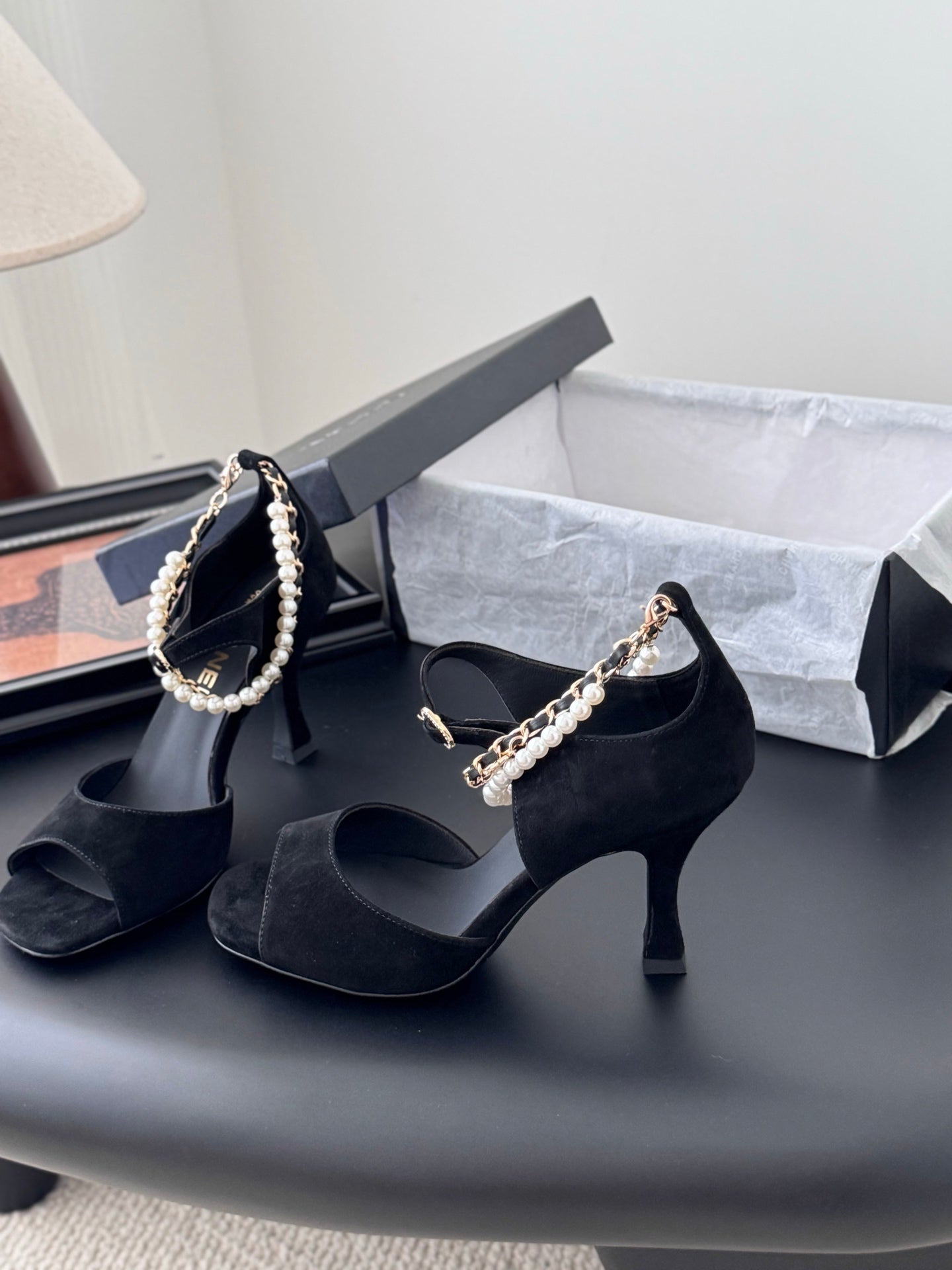 C 25B Mary Jane high heels(BLACK/WHITE/Champagne)