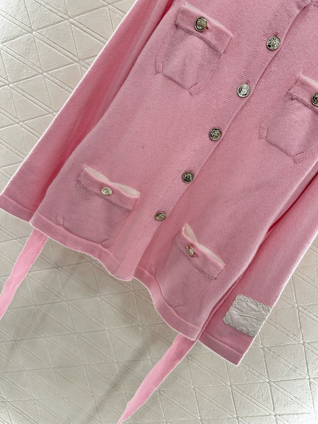 C 25 Hot Belted knitted cardigan