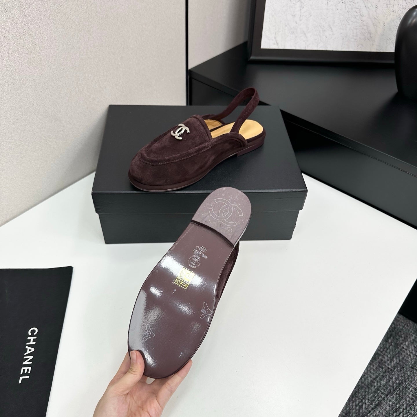 C 25 Casual suede slippers(KHAKI/BLACK/BROWN/BEIGI)