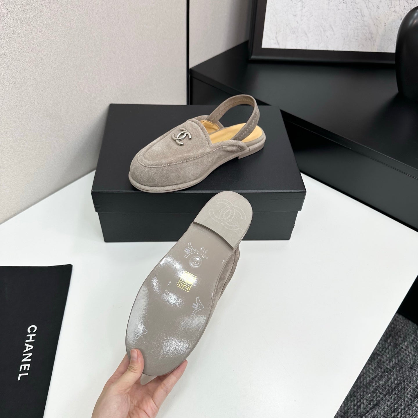 C 25 Casual suede slippers(KHAKI/BLACK/BROWN/BEIGI)