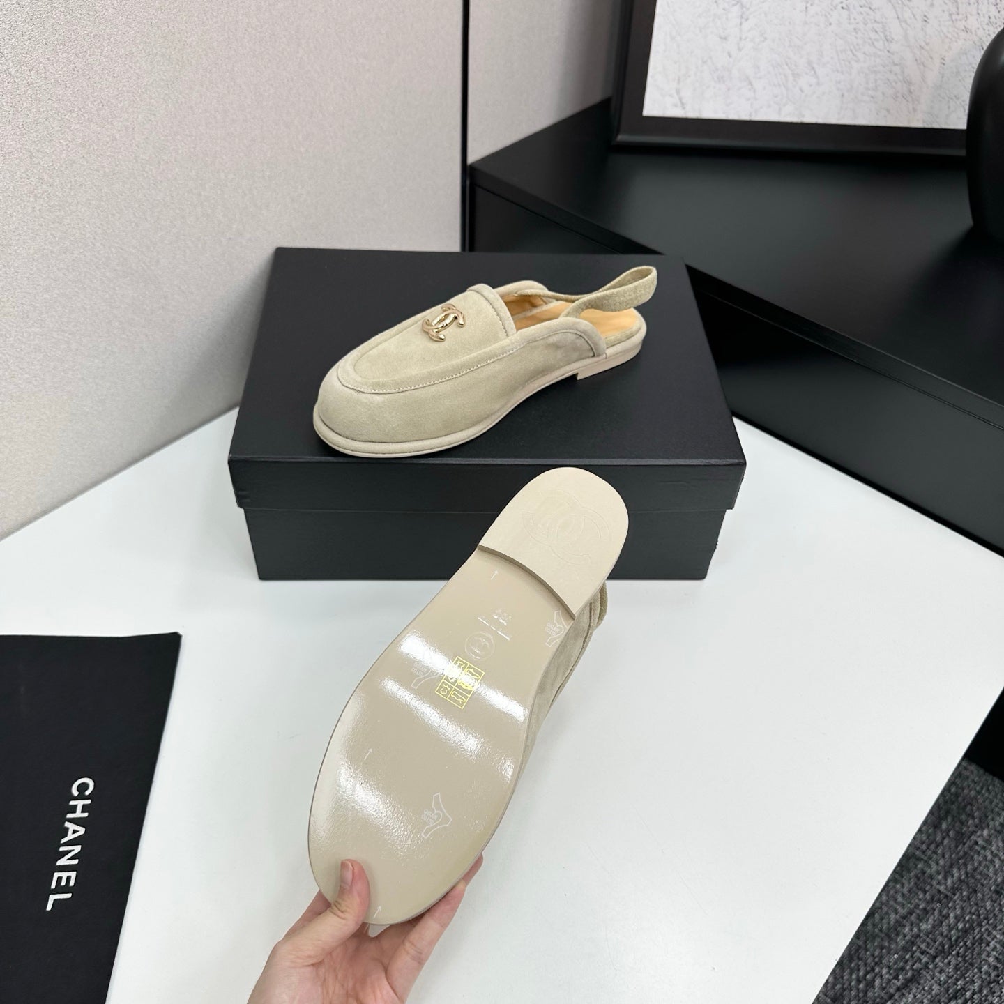 C 25 Casual suede slippers(KHAKI/BLACK/BROWN/BEIGI)