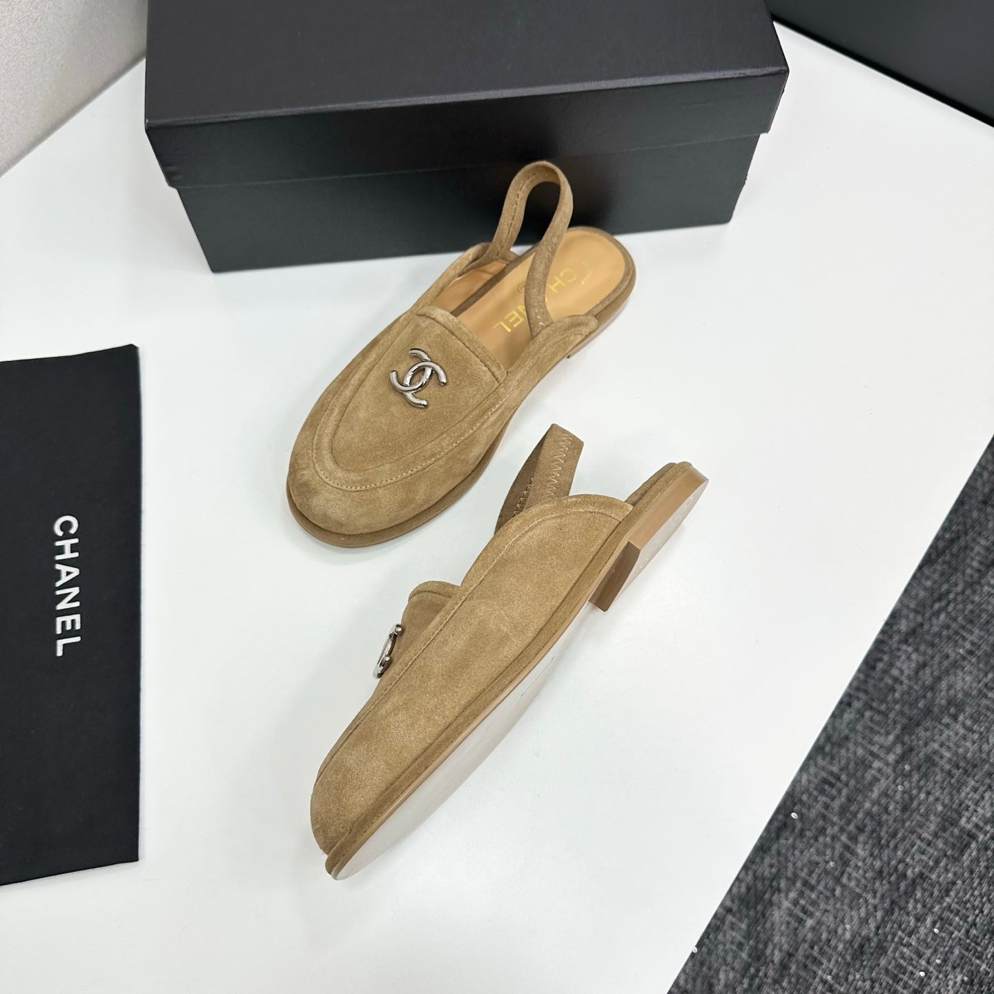 C 25 Casual suede slippers(KHAKI/BLACK/BROWN/BEIGI)