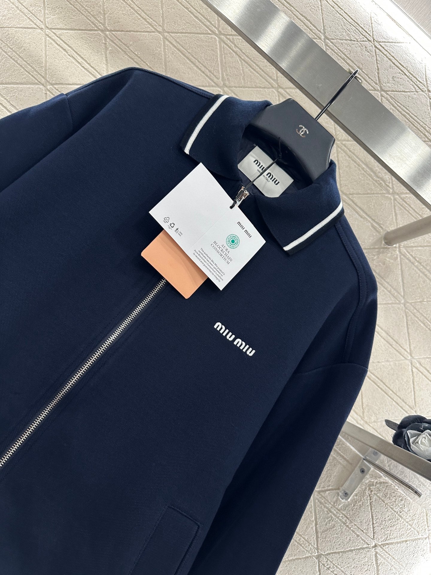 Mi 25 Zipper lapel casual jacket
