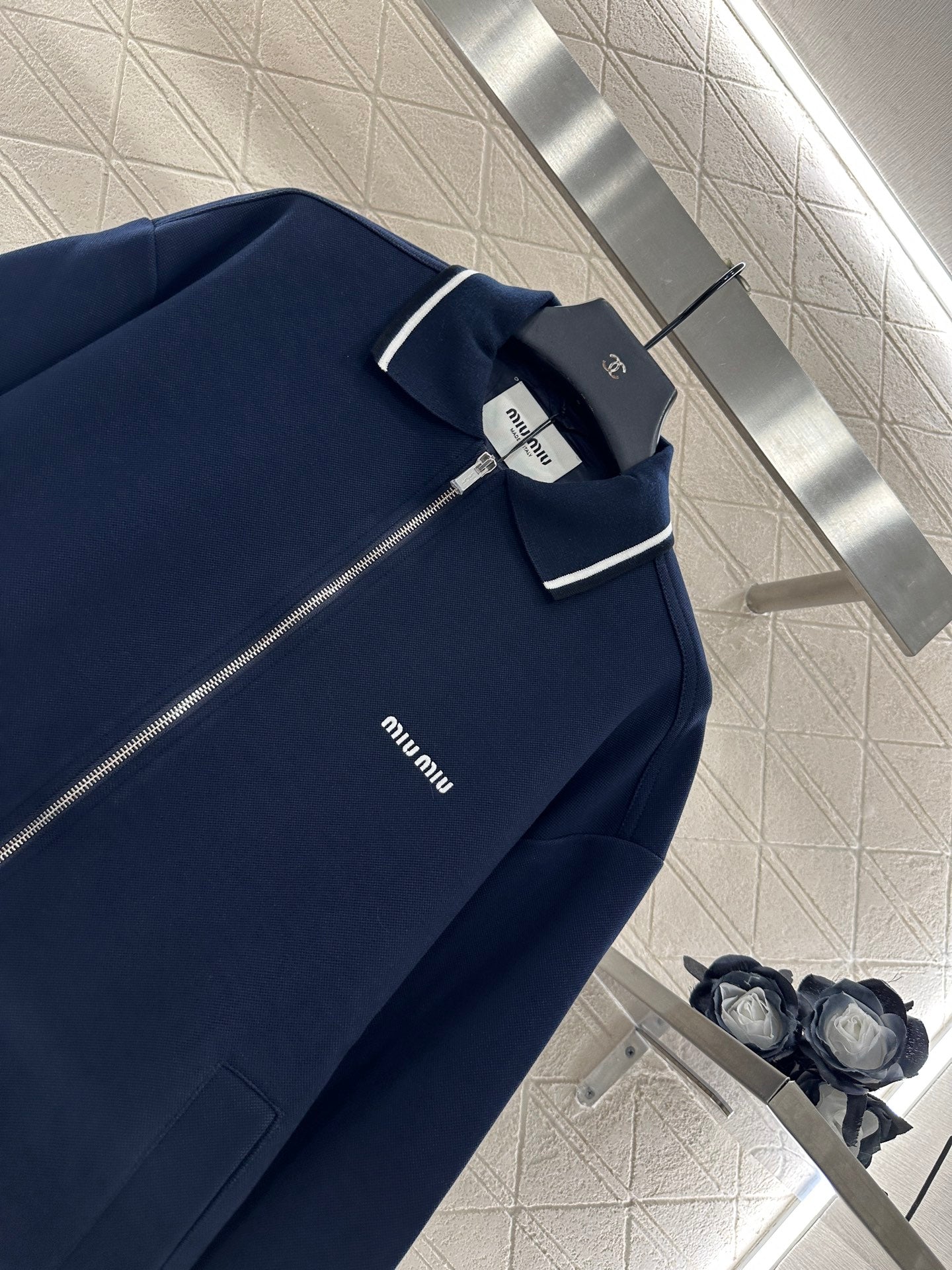 Mi 25 Zipper lapel casual jacket